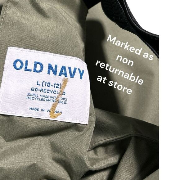 Old Navy Alpine Tundra Snow Jumpsuit Kids Size L 10/12 - Picture 9 of 10